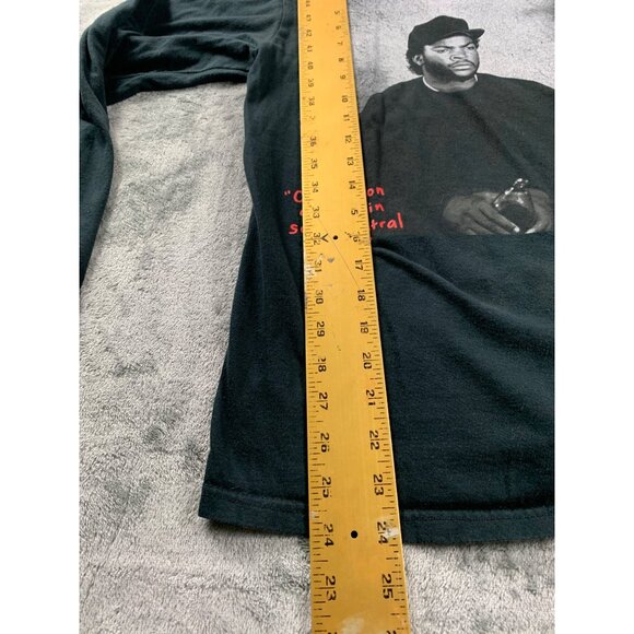 Boyz N The Hood Womens Small Black Ice Cube Long Sleeve Shirt Once Upon A Time - Picture 5 of 9